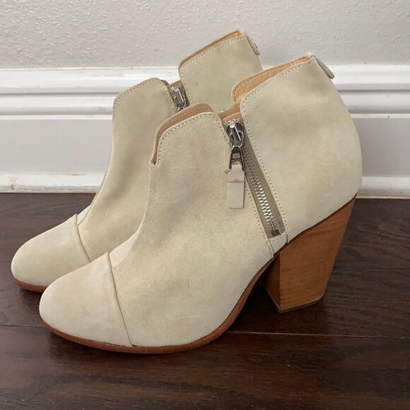 NWOB Rag & Bone Margot Ankle Boots Heels Suede 40 - Picture 2 of 15